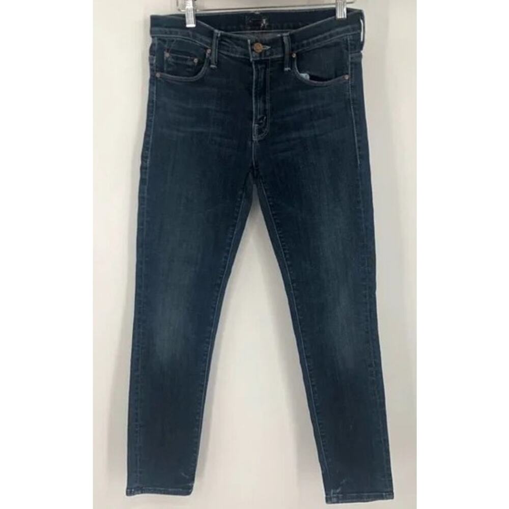 Mother Skinny Not Skinny Here Kitty, Kitty Jeans Size 26 - Picture 3 of 7